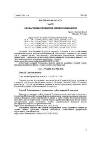 Law of Voronezh region of 02.12.2004 No. 87-OZ